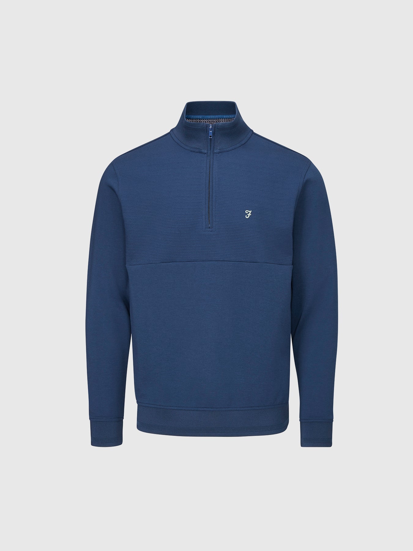 View Conley Golf Quarter Zip Pullover In Regatta Blue information