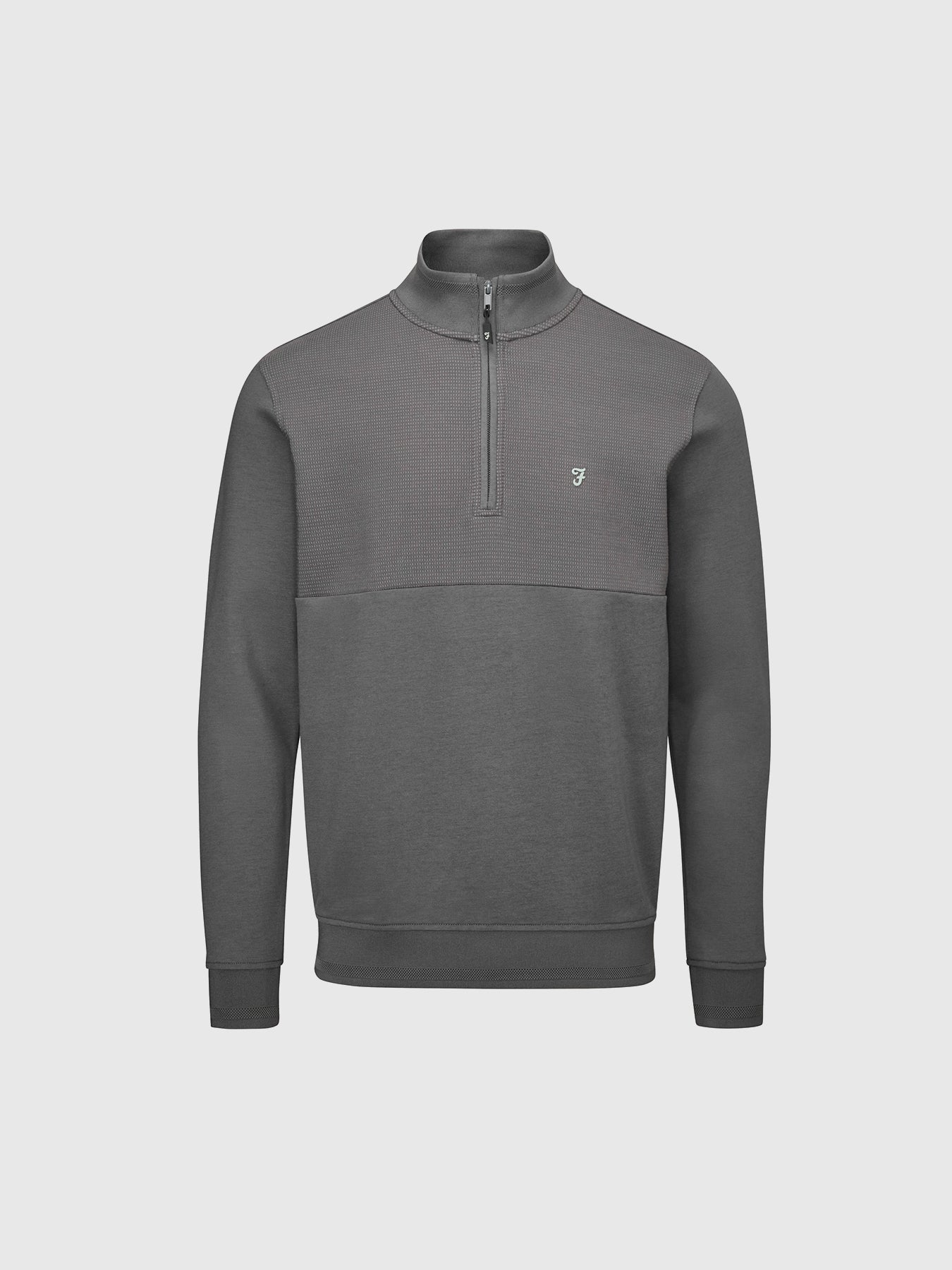 View Conley Golf Quarter Zip Pullover In Shadow information