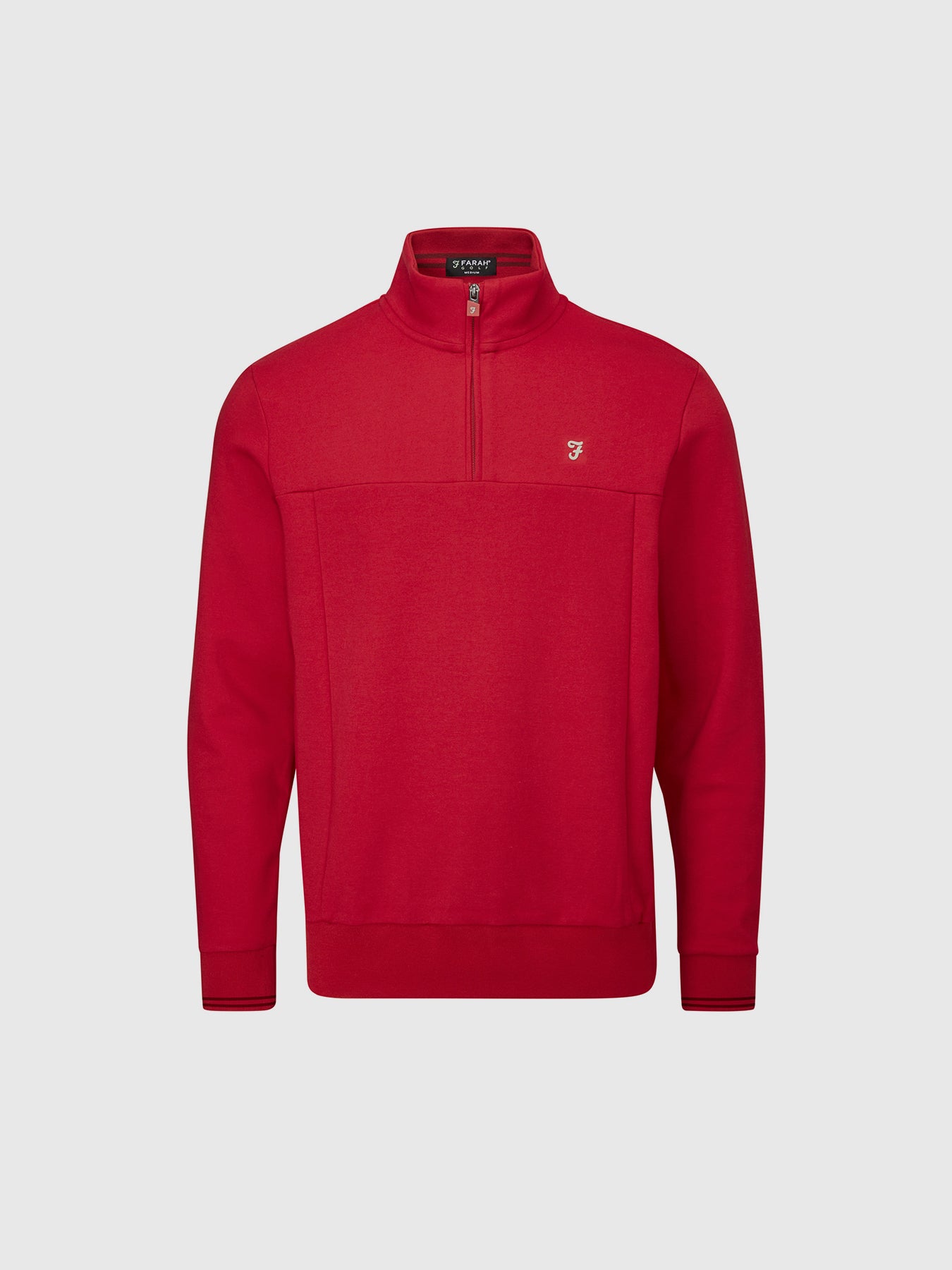 View Tisdale Golf Quarter Zip Pullover In Red information