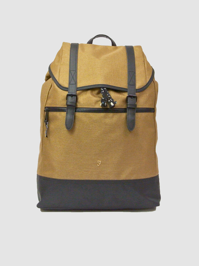 farah nylon backpack in black