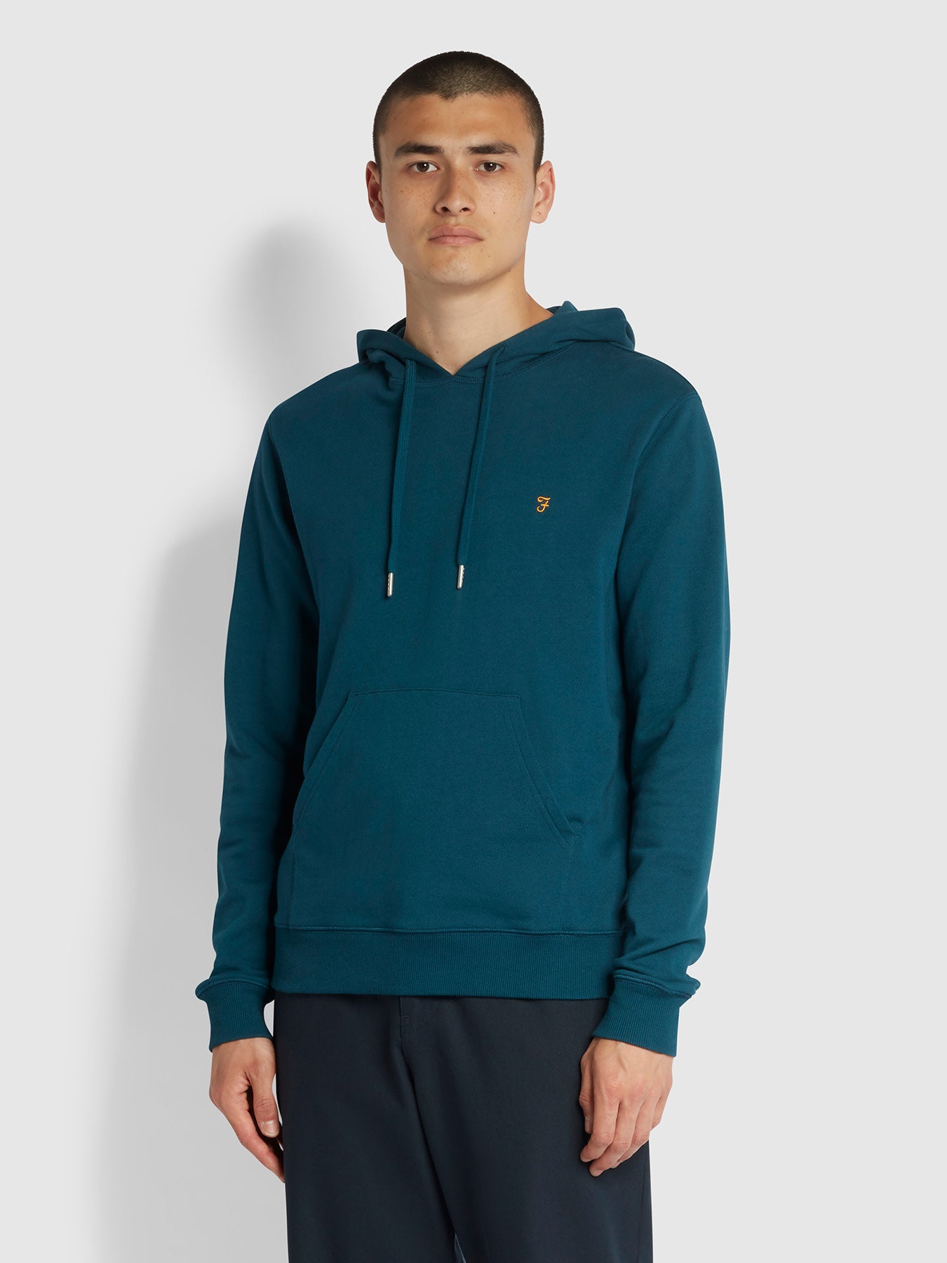 Zain Organic Cotton Hoodie In Atlantic