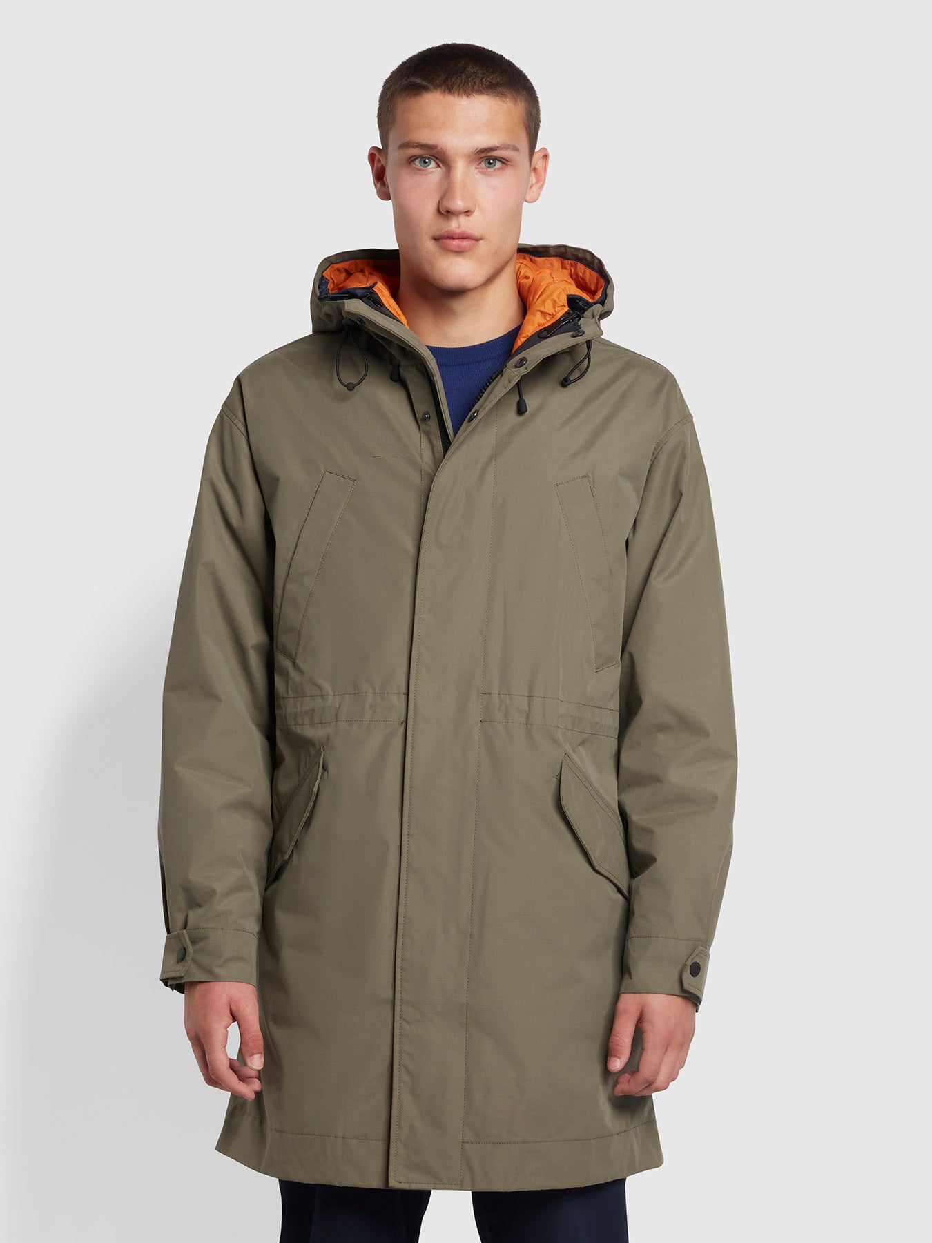 View Melville Two In One Puffer Coat In Vintage Green information