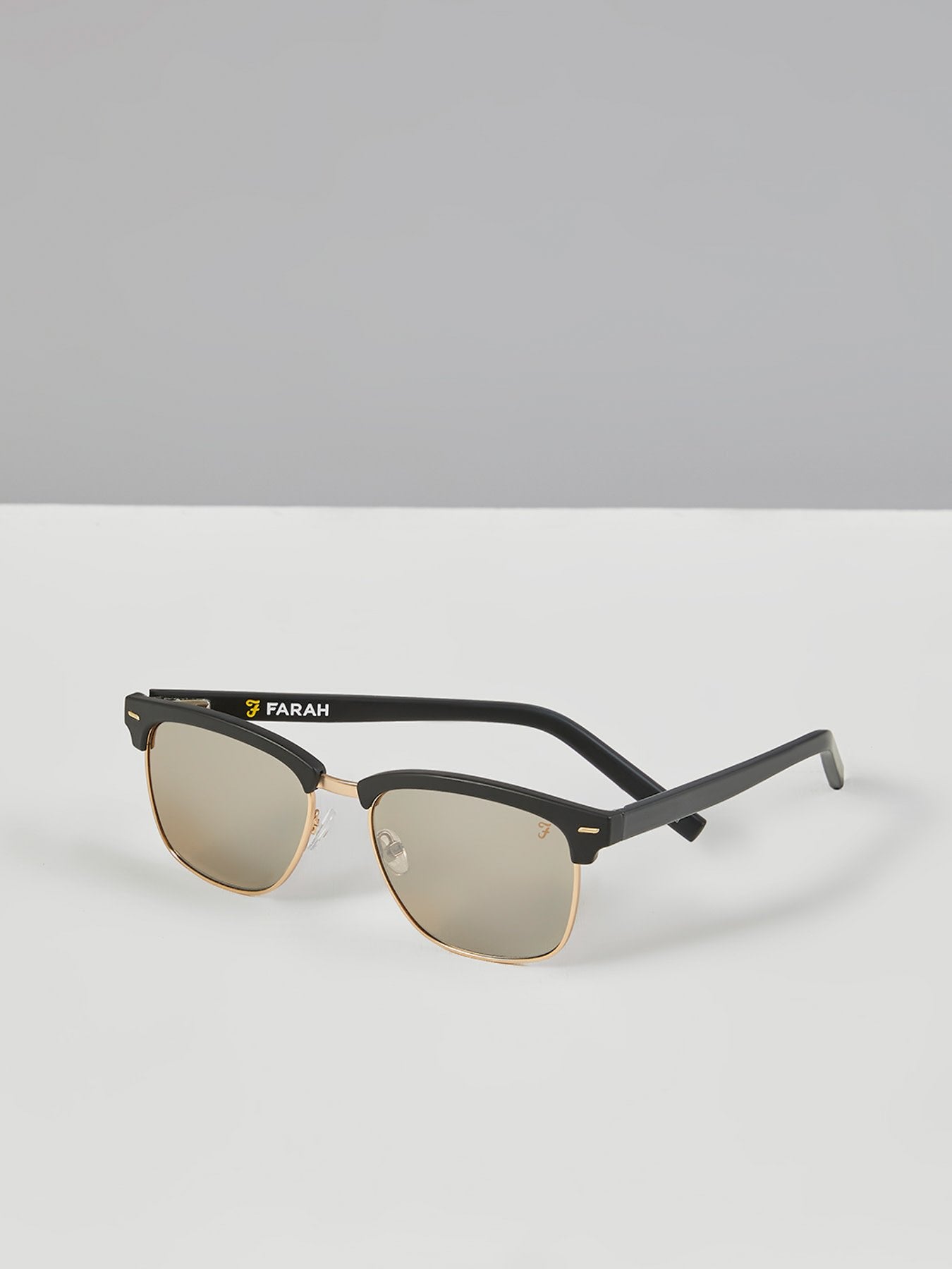 View Club Tortoiseshell Sunglasses In Camel information