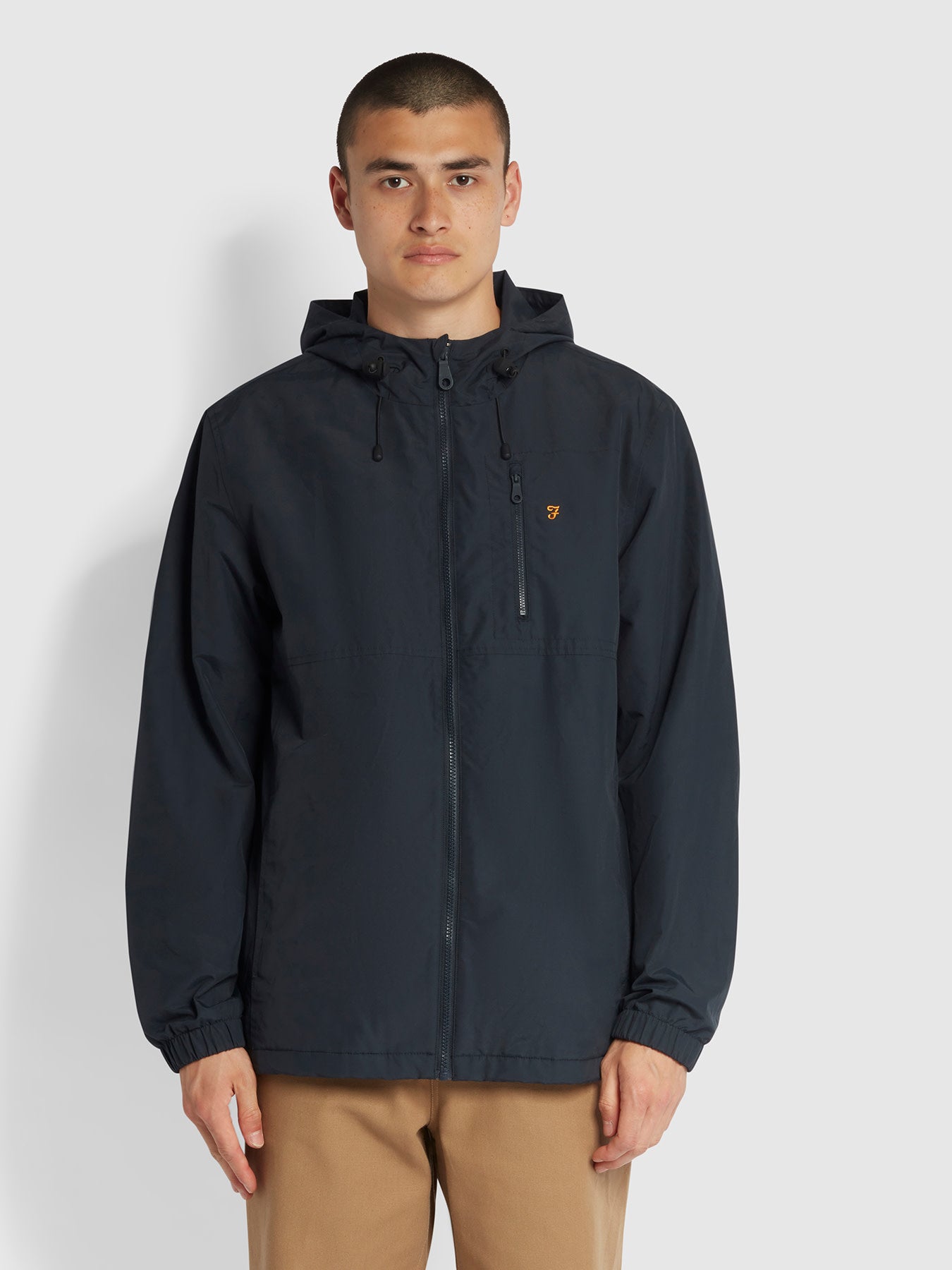 View Westchester Regular Fit Hooded Jacket In True Navy information