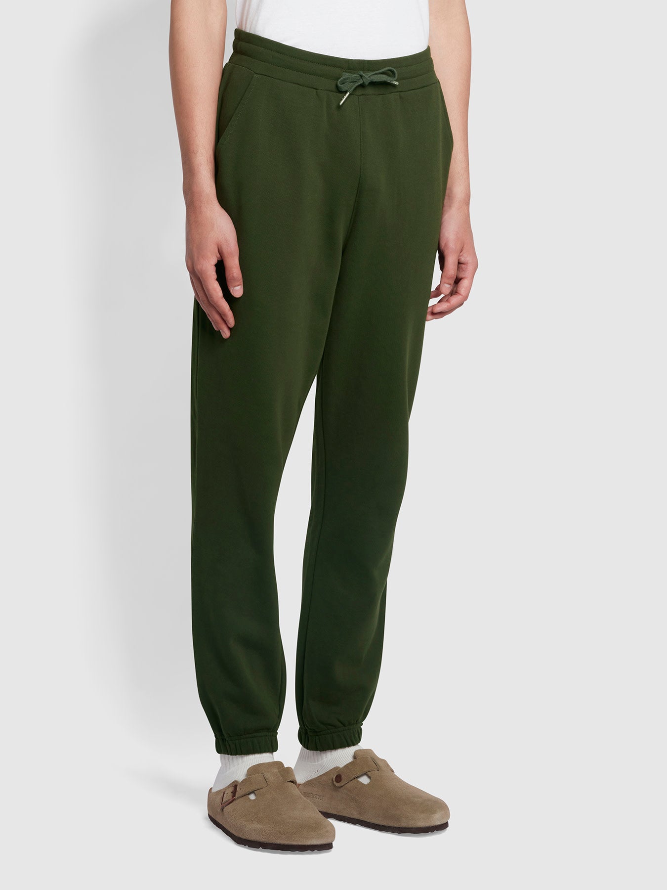 Farah Durrington Organic Cotton Jogger In Green