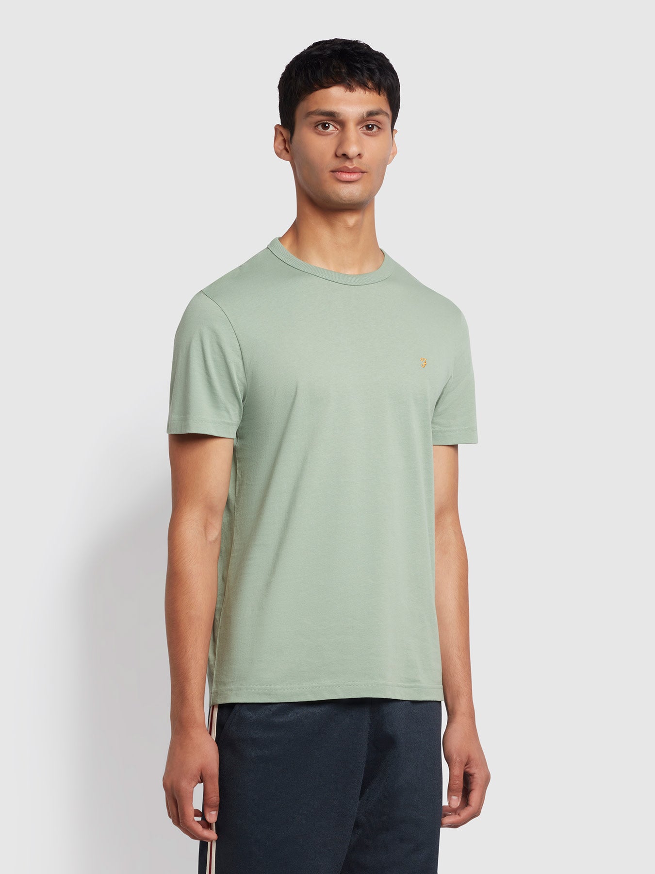 View Farah Danny Regular Fit Organic Cotton TShirt Green Mens information