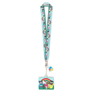Loungefly Hello Sanrio Rainbow Group Lanyard With Cardholder - Circle Of Hope Boutique