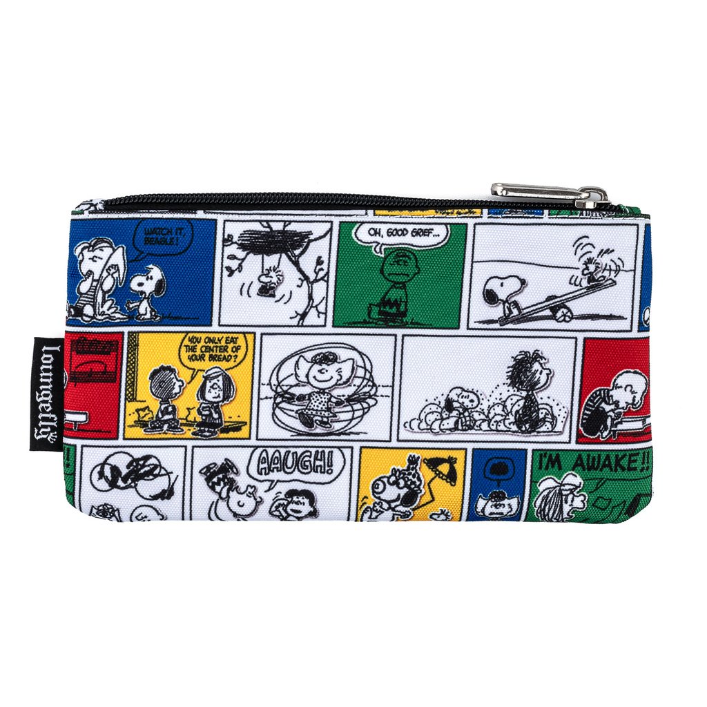 Loungefly Peanuts Comic Strip Nylon Pouch – Circle Of Hope Boutique