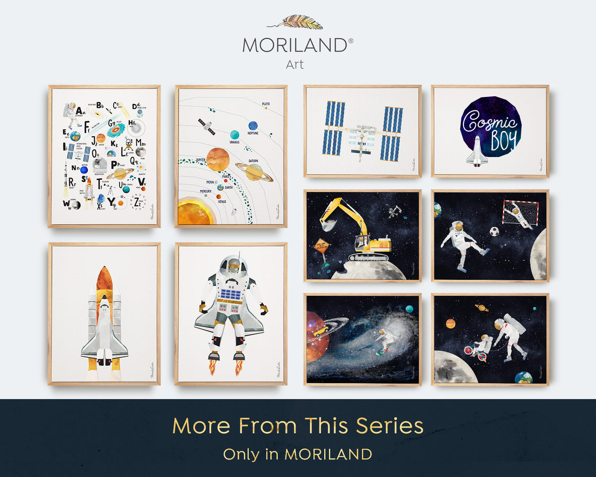 Solar System Print | Horizontal - Printable Art – MORILAND