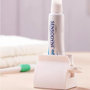 Rolling Tube Toothpaste Squeezer Dispenser Toothpaste Seat Holder Stand