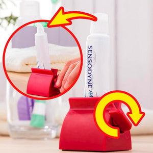 Rolling Tube Toothpaste Squeezer Dispenser Toothpaste Seat Holder Stand