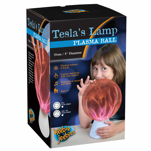 Lampe Plasmabol magique - Ampoule Tesla - Lampe Ball plasma sur socle -  Lampe Tesla