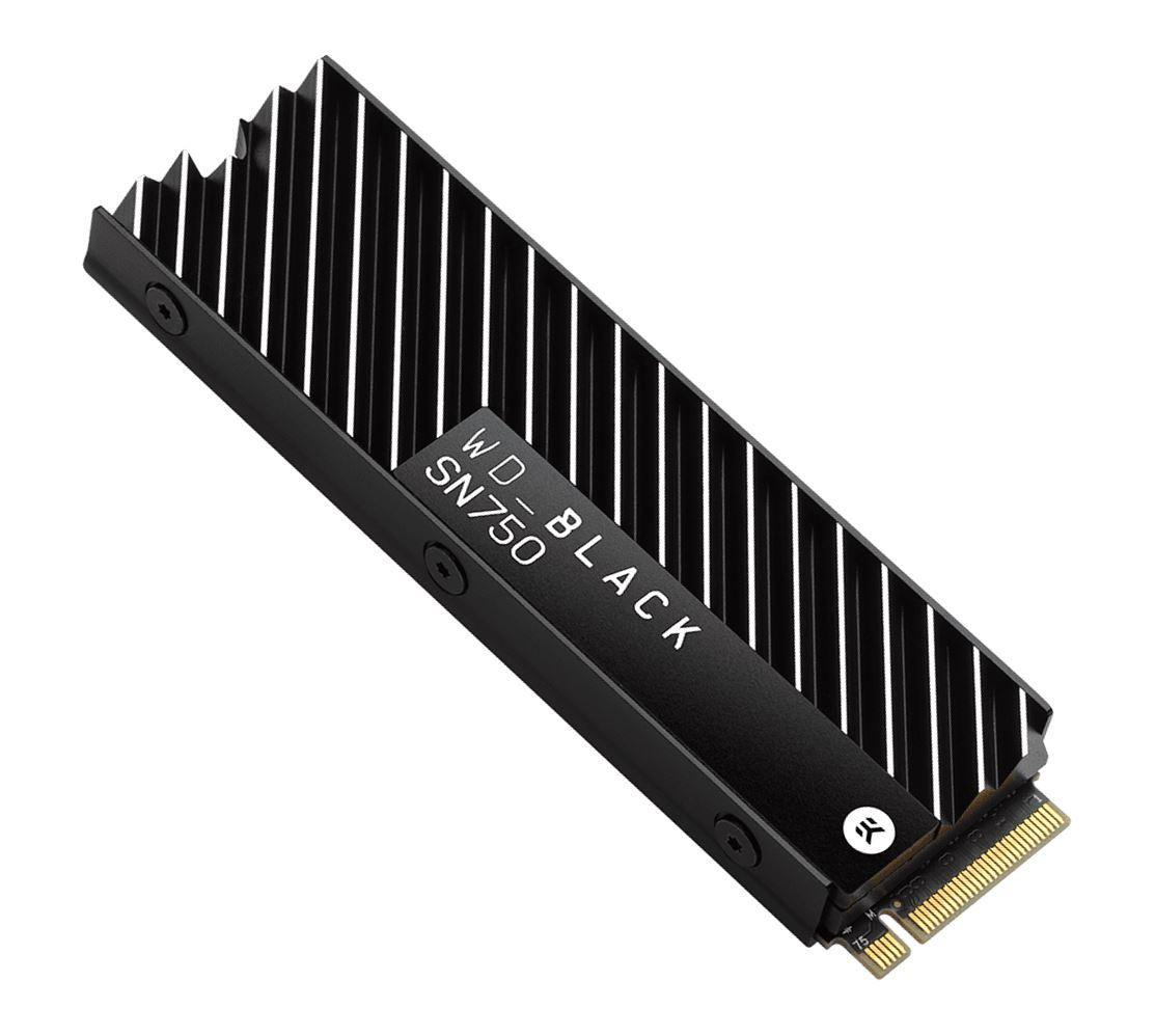 Western Digital Wd Black Sn750 500gb Nvme Ssd With Heatsink 3430mb S 2600mb S R W 300tbw 4k 380k Iops M 2 2280 Pcie Gen 3 1 75mil Hrs Mtbf 5yrs Wty Connected Technologies