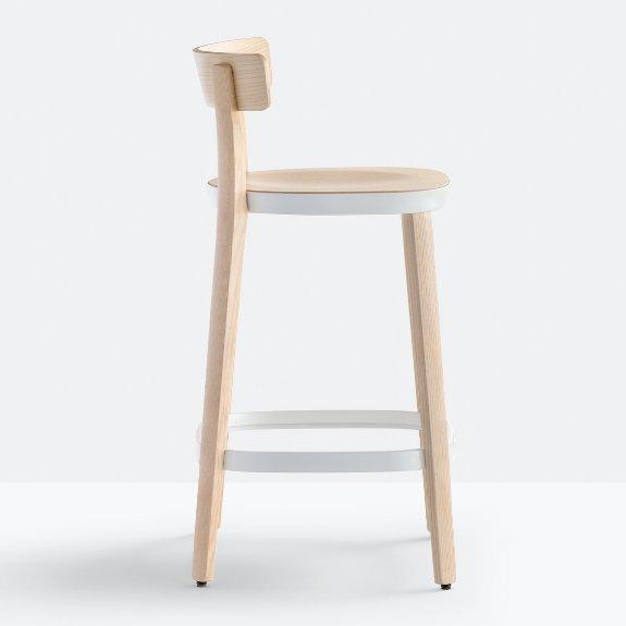 ash wood counter stool