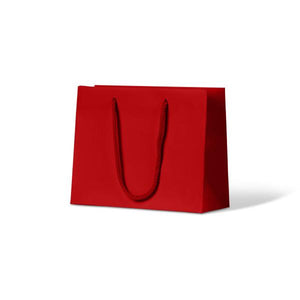 European Matte Red Laminated Art Paper Bag