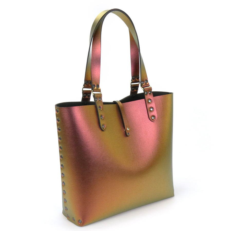 Ruby Tote Bag - Red Iridescent Tote - Vegan - Made in USA – Mohop