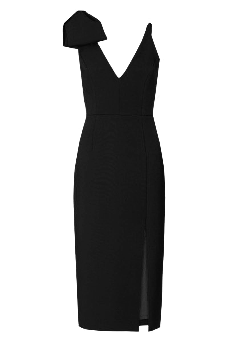 Rebecca Vallance - Love Bow Dress - Black | All The Dresses