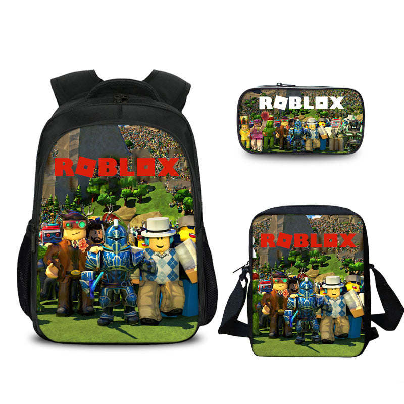 Roblox Game Student Backpack Insulated Handbag Lunch Box Computer Bookbag Laptop Bag Usahoo - big mac aka lunch box roblox