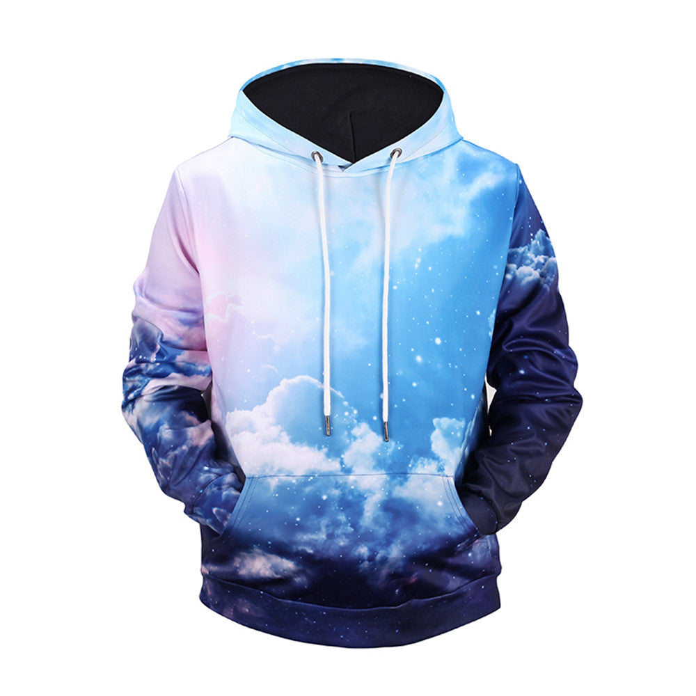 star blue galaxy hoodie