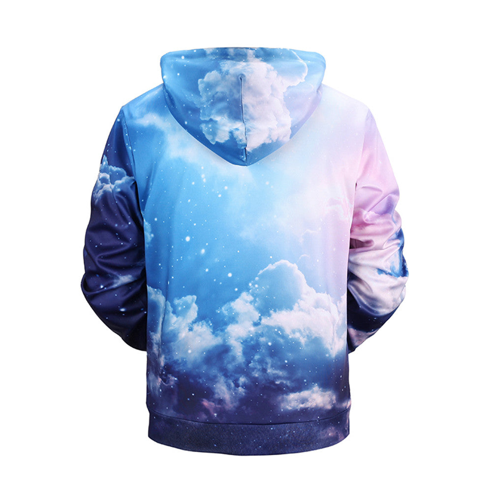 star blue galaxy hoodie