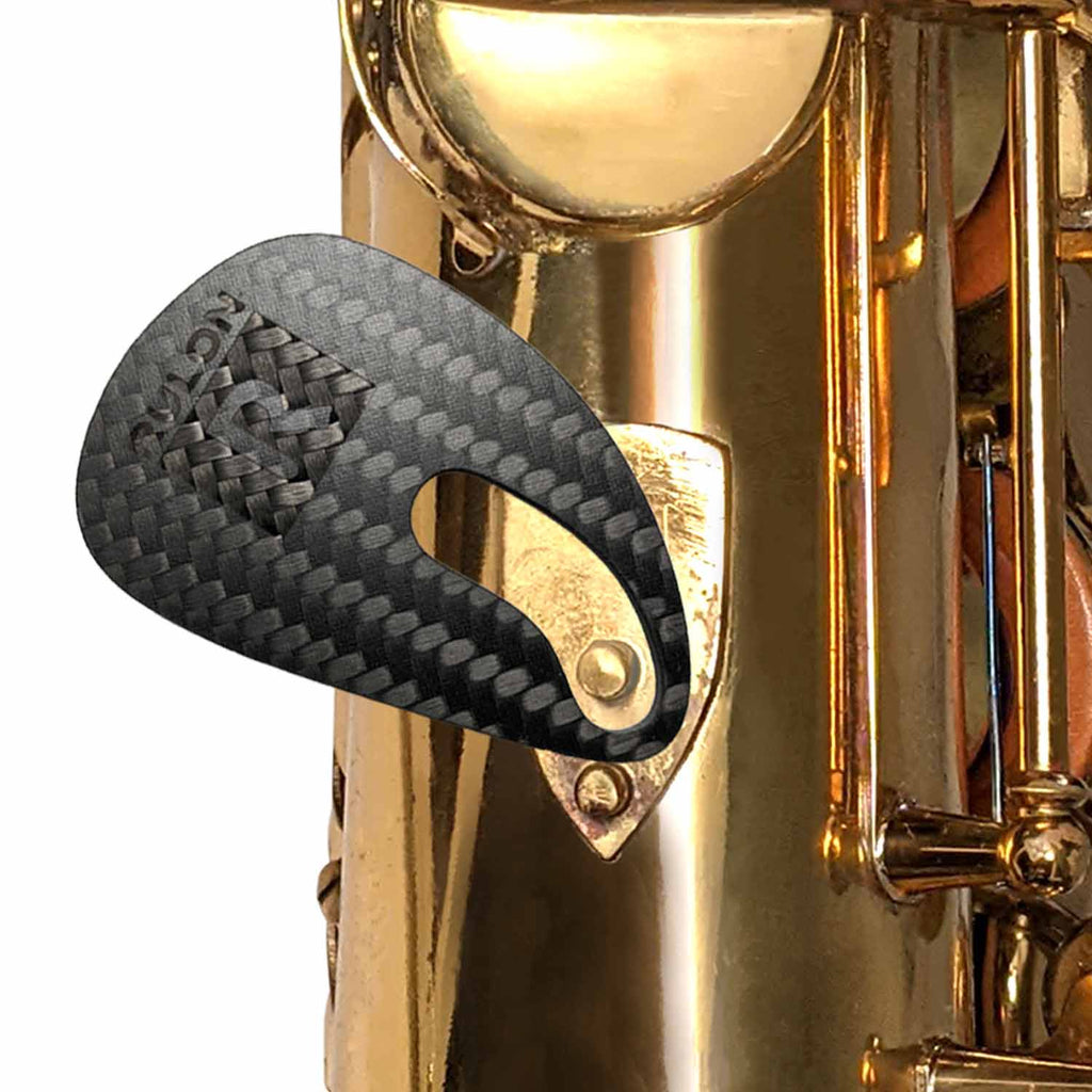 How to place the RULON saxophone thumb rest for extremely large hands.