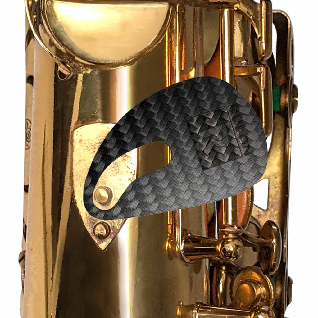 How to place RULON saxophone thumb rest onto saxophone for extremely small hands.