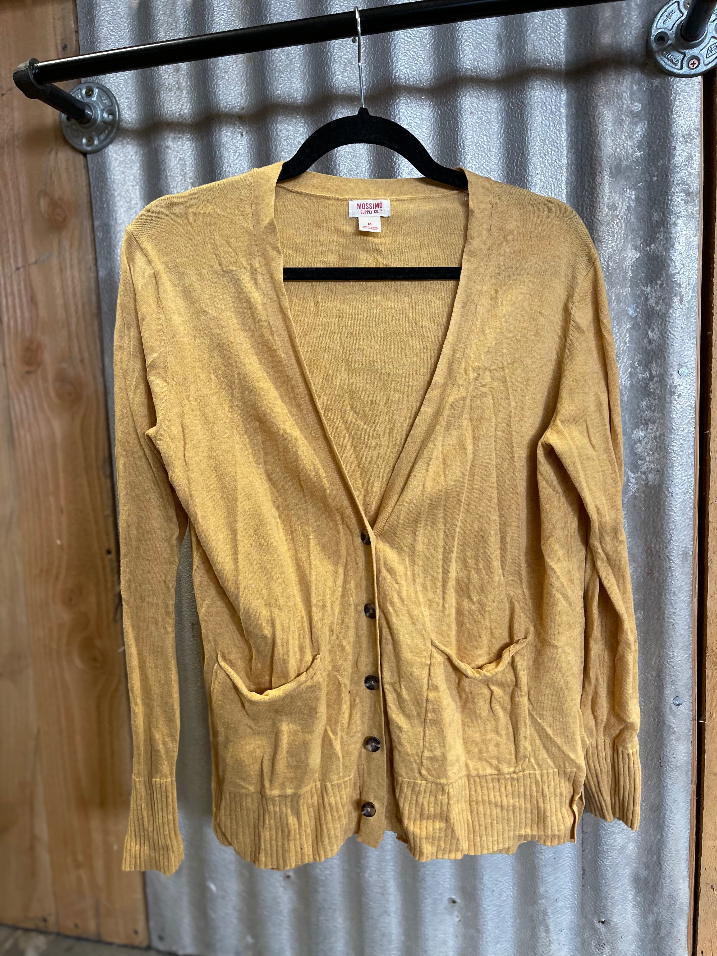 MEDIUM: Mustard Cardigan