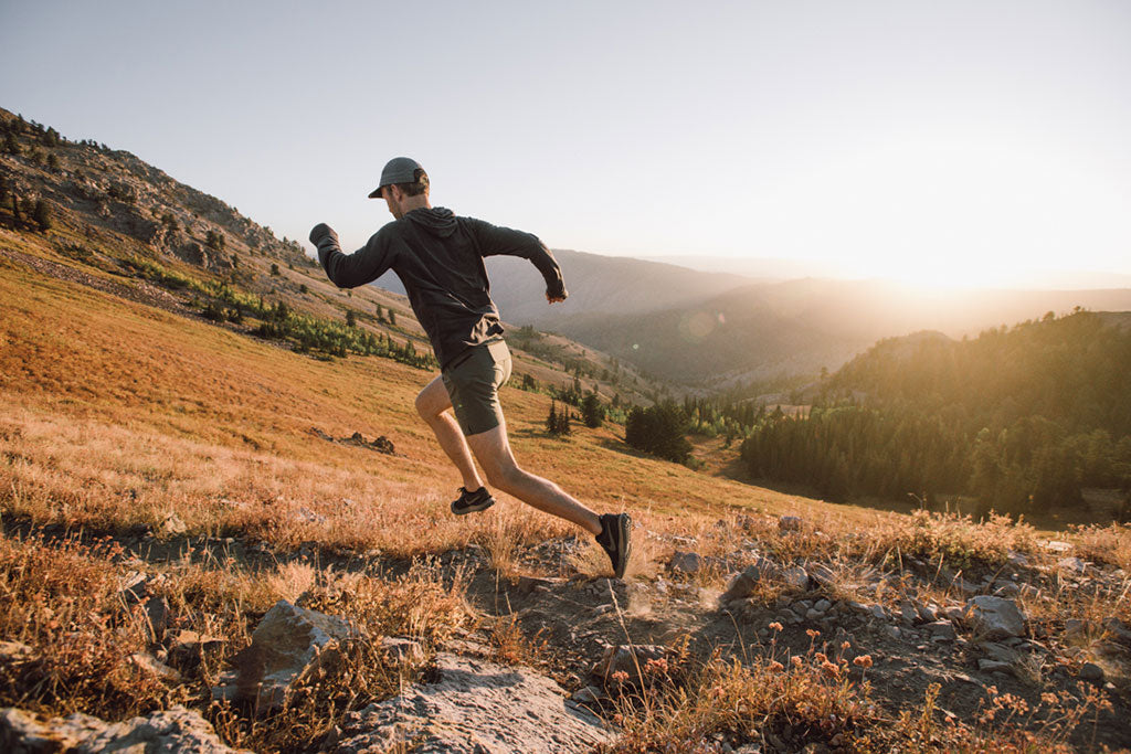 winter running shirt with hoodie