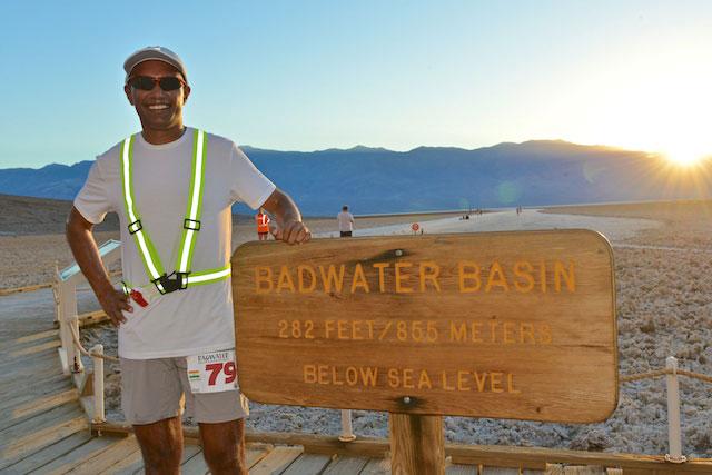 Badwater 135 running Siva Balu