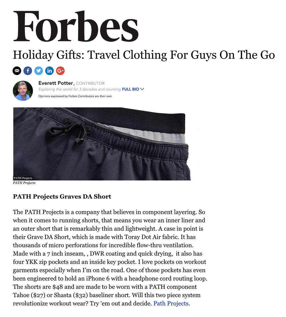Artículo de Forbes sobre proyectos PATH con pantalones cortos