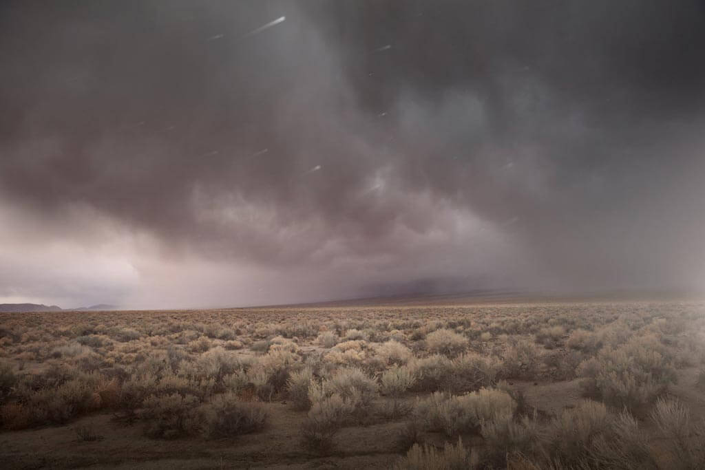 Cayendo del cielo #5683, Owens Valley