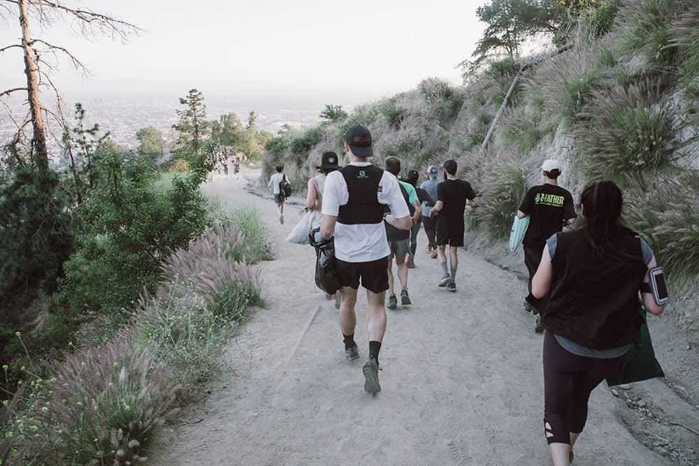 Carrera de senderos en Los Ángeles