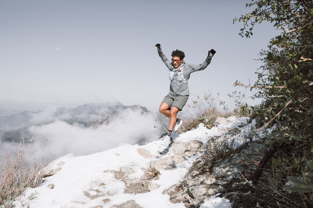 Kyle Whalum running in the snow