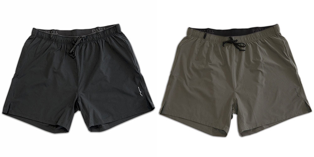 Sykes 5" running shorts with pockets