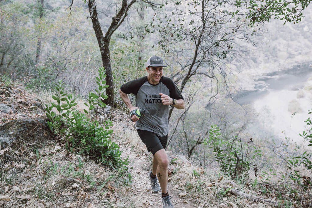 Don Freeman corriendo por el Western States Trail