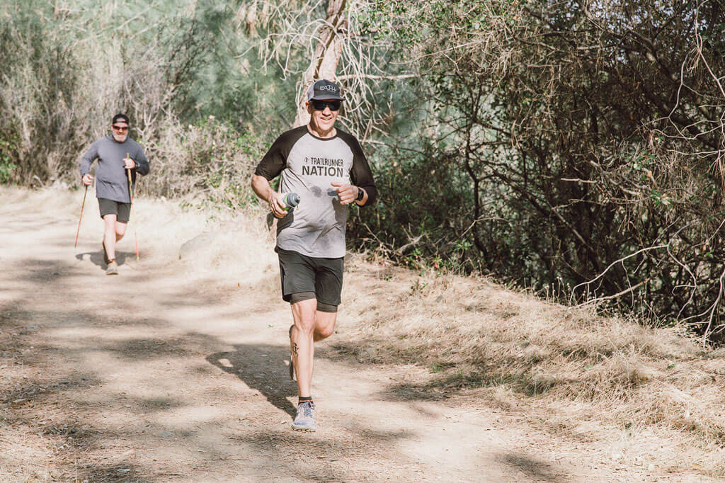 Don Freeman and Scott Warr Trail Runner Nation running on Western States Trail