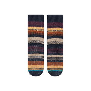 Stance Toasted Crew Sock Burgundy