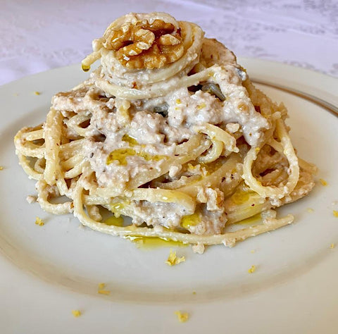 Ortelia Roma | Frutta e Verdura a Domicilio - Le Ricette di Ortelia - Linguine al Limone e Noci