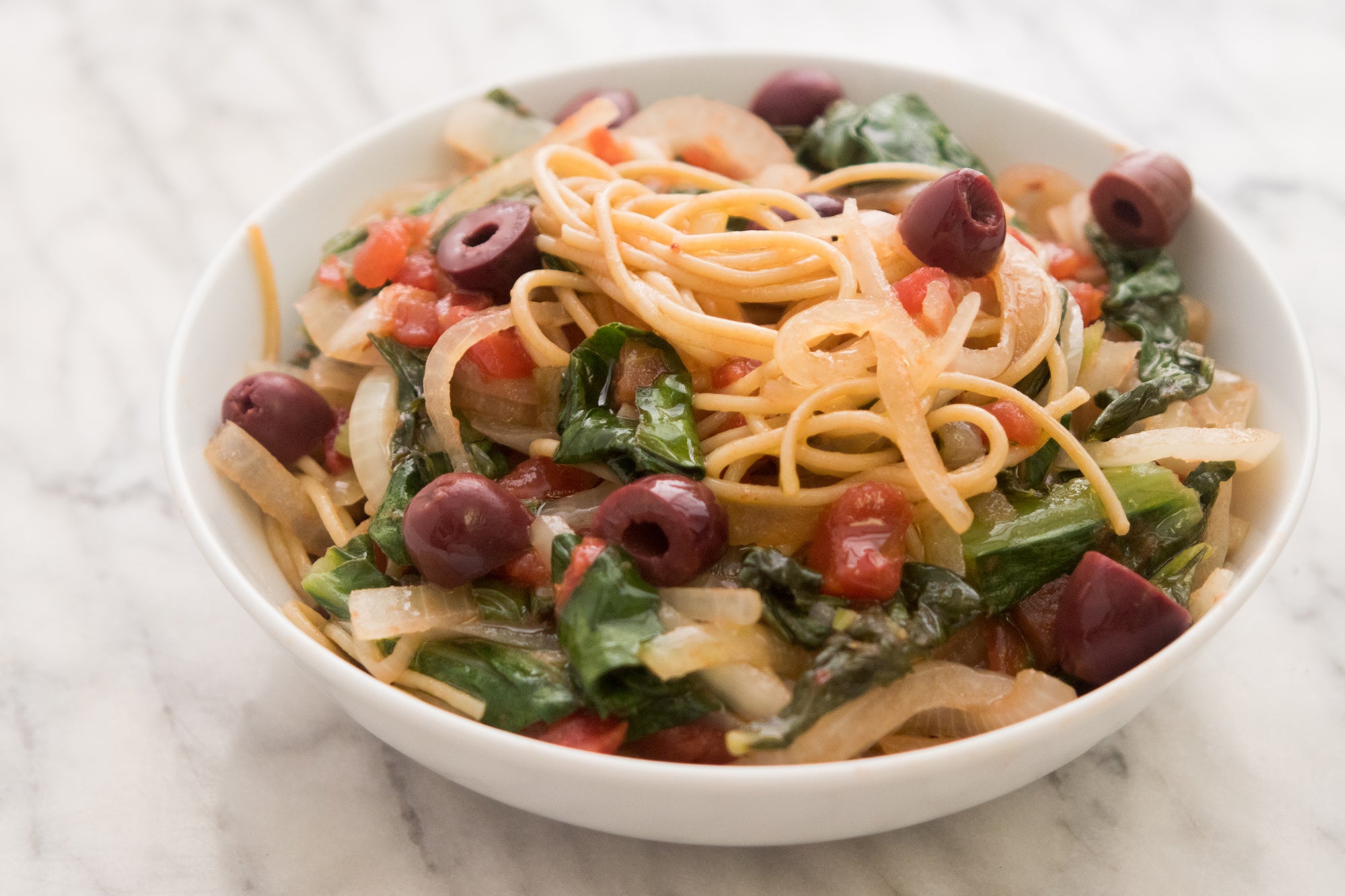 Whole Wheat Spaghetti with Swiss Chard – Giadzy