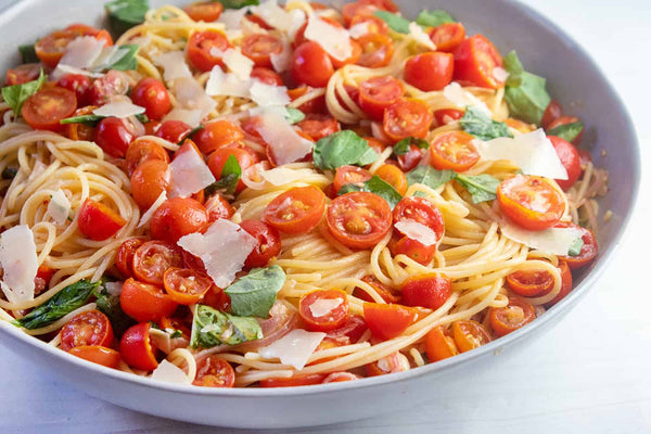 Marinated Cherry Tomato Pasta – Giadzy