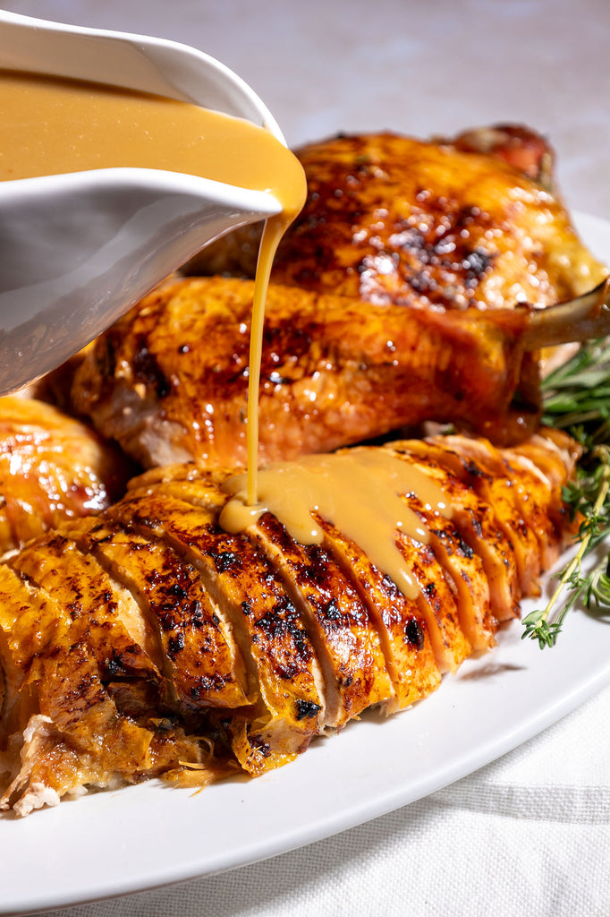 Herb Roasted Turkey with Balsamic Gravy