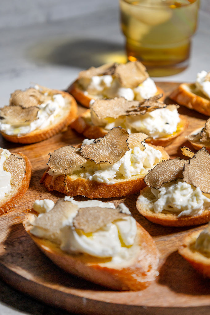 Burrata Truffle Crostini