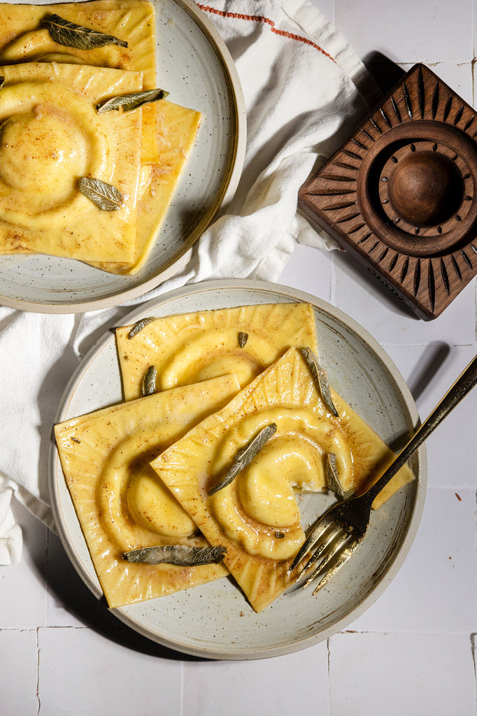 Ricotta Ravioli With Sage Brown Butter