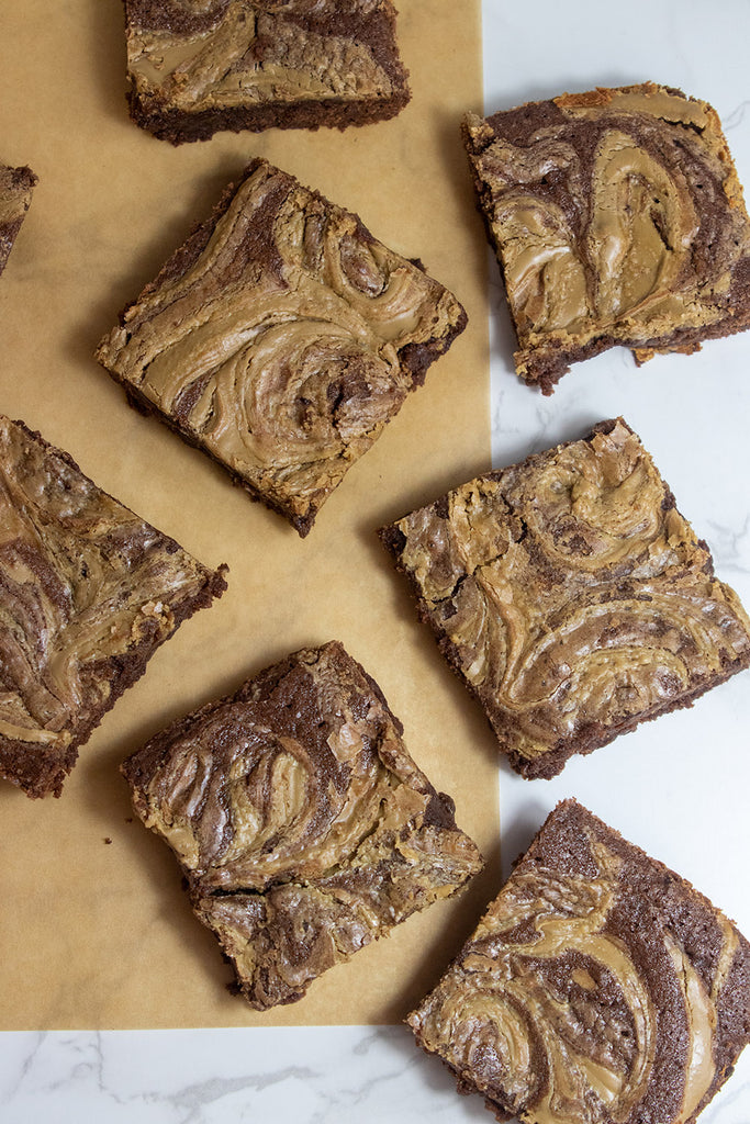 pistachio swirl brownies