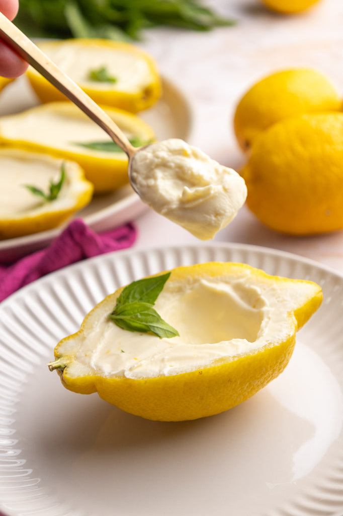 Limoncello and Basil Posset