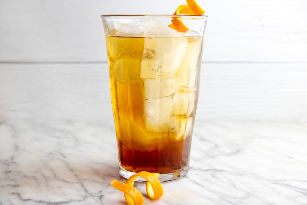 Amaro Whiskey Spritz