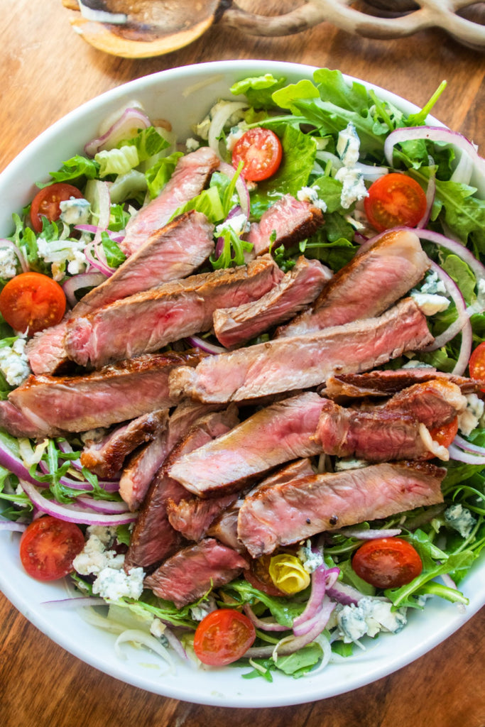 Steak Salad With Gorgonzola And Arugula