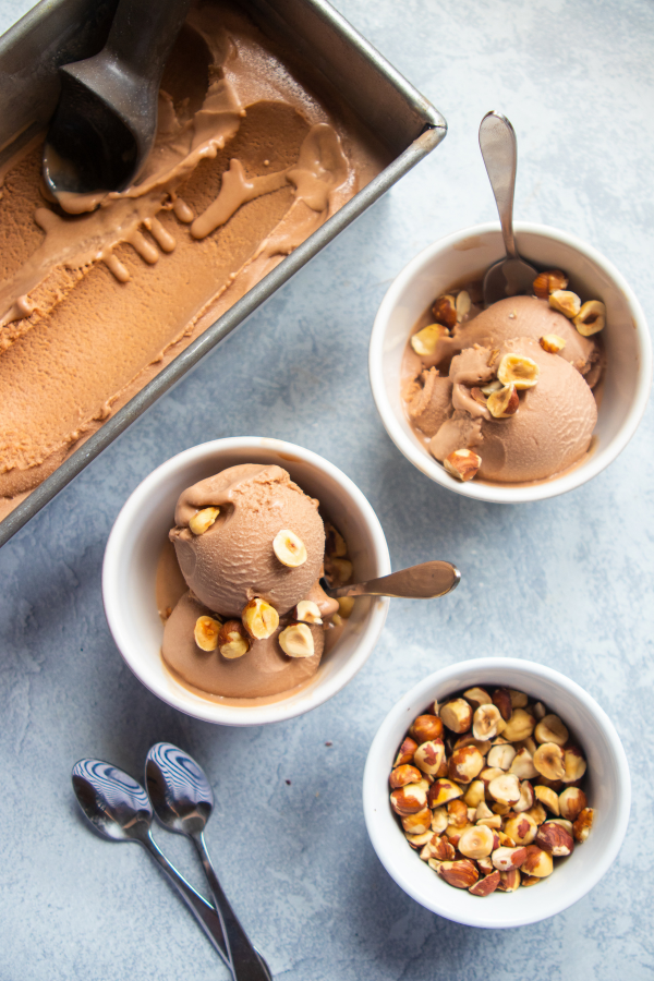 Chocolate-Hazelnut Gelato