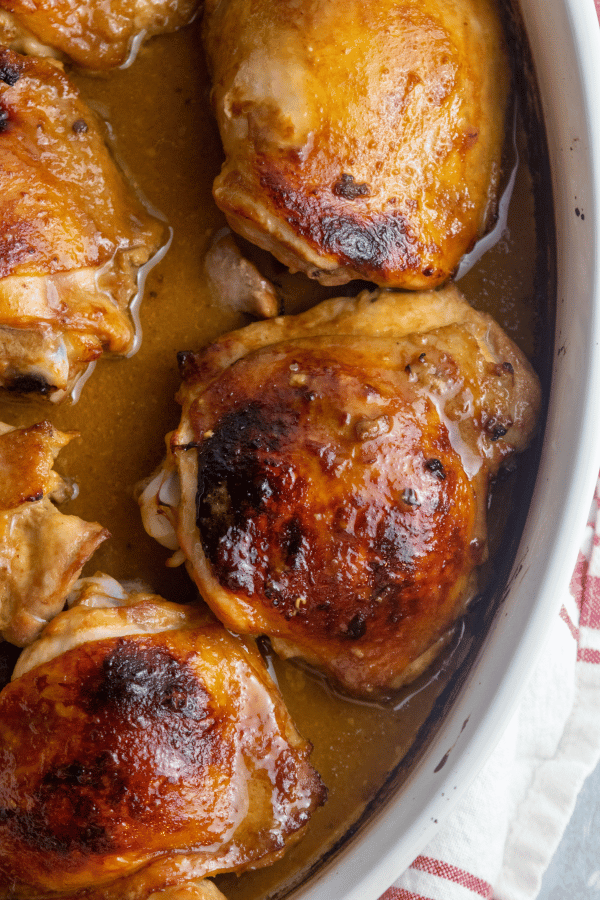 Honey Dijon Chicken Thighs