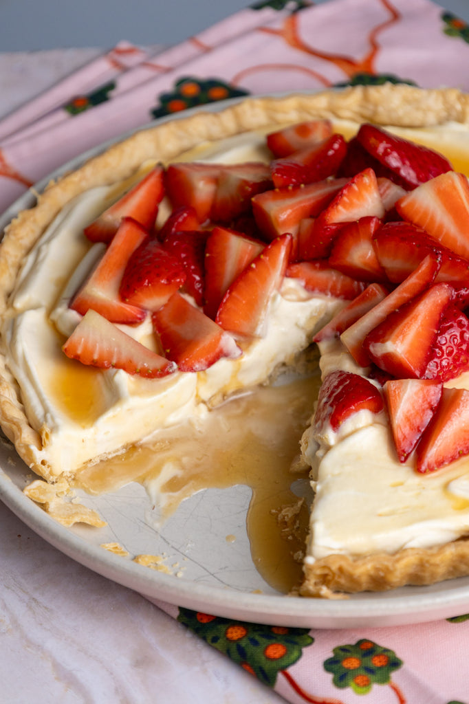 Strawberry Honey Mascarpone Tart